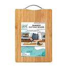 Green Street Wooden Bamboo Cutting/Chopping Big Size Board for Kitchen- 40 x 30cm- Perfect for Cutting/Slicing Cheese and Vegetables | Anti Microbial and Heavy Duty Sustainable Board (Extra Large)