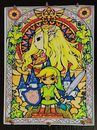 Stampa su Tela Poster Canvas Nintendo Link Zelda Toon Style Retrogames Art NEW