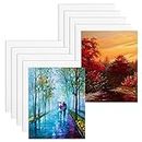 Mity rain Sublimation Blanks Products for 8x10 Picture Frame, 15Pcs Double-Sided Sublimation Blanks Canvas for DIY Halloween Christmas Photos, Decorative Canvas Pads Sublimation Supplies