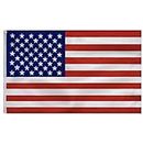Bandera americana USA FLAG American Flag 90x150cm, bandera estadounidense, bandera de Estados Unidos, poliéster de calidad para interiores y exteriores, con bordes de doble costura de latón