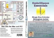Embrilliance Essentials Machine Embroidery Software Win&Mac Lettering Editing+++