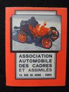 Dépliant Association automobile des cadres Assurance voiture. 1960. automobilia