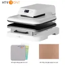 HTVRONT 15"x15" Auto Heat Press Machine for T Shirts with Auto Release - for HTV