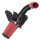 MOOSUN 4" inches Performance Cold Air Intake Kit with Filter & Powder Coated Intake Tube Pipe for 99-06 GMC Chevy 1999 2000 2001 2002 2003 2004 2005 2006 V8 4.8L/5.3L/6.0L (Black&Red)