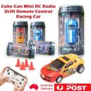 AU Toy gift For Kids Coke Can Mini RC Radio Drift Remote Control Race Racing Car