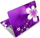 Purple Flowers 11.6 13 13.3 14 15 15.6 inches Netbook Laptop Skin Sticker Reusable Protector Cover Case for Laptop Notebook FY-NEK-13