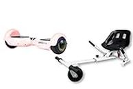ROSE GOLD - ZIMX HB2 HOVERBOARD SWEGWAY SEGWAY WITH LED WHEELS UL2272 CERTIFIED + HOVERKART HK5 WHITE