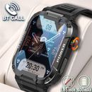 Rugged Military Smart Watch Men Android iOS Fitness Watches Waterproof  2023