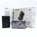 Canon Ixus / ELPH 160 20,0MP Y2K Digital Camera Grey N°073061018576 - Excellent