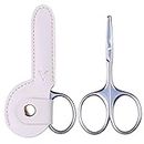 YOUYISI 3.75" Round Tip Safe Mini Pubic Hair Scissors For Women, Small Personal Beauty Vaginial Grooming Trimming Bikini Scissors (Pink)