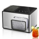 FOHERE V4.0 Nugget Ice Makers Countertop, Up to 35 lbs. of Ice per Day, Quiet