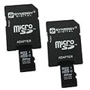 LG H735 Cell Phone Memory Card 2 x 32GB microSDHC Memory Card with SD Adapter 2 Pack
