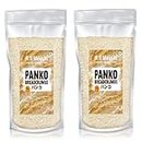 Meishi Panko Bread Crumbs Grade A (1kg) | Pack of 2 | Bigger slivers | Absorbs Less Oil