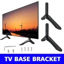 TV Stand Base For 32-65 Inch Samsung Vizio LCD TV Black Television Bracket Table Holder Base Mount