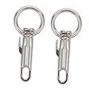 Operitacx 6 Pcs Bag Hook Keychain Clip Key Rings with Chain Pets Dog Chain Connector Pet Leash Key Chains for Craft Accessories in Automotive Metal Bag Buckles Chain Leash Wallet Holder Car