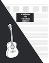 Cuaderno De Tablatura Guitarra: Guitarra Seis Cuerdas: (Spanish Edition) 200 Paginas Con Ancho De Tamaño: 21.59 x 27.94 Centimetros o 8.5 x 11 Pulgadas