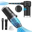 Cordless Air Duster, Blower & Vacuum 2 in 1, Compressed Air Duster, Portable Handheld Electronics Air Duster, Power 77000 RPM Motor, 10000 PA Suction, for Keyboard Car Computer Toys.…