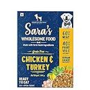 Heads up for tails Sara's Wholesome Grain-Free Range Dog Wet Food (Chicken & Turkey - 300gm)