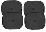 Tantra Car Sun Shade for Side Windows (Black) Pack of 4