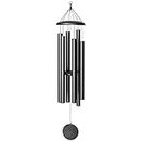 Corinthian Bells by Wind River - 60 inch Silver Vein Wind Chime for Patio, Backyard, Garden, and Outdoor décor (Aluminum Chime) Made in The USA