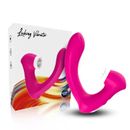 Rechargeable Heating Sucking Rabbit Vibrator G-Spot Dildo Sex Toys For Women