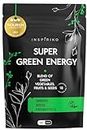 Inspiriko Super Greens Powder with 18 Superfood Powders & Probiotics – 150 GR - Finally Clean Greens with Max Nutrition in Each Serving for Energy Boost, Digestion & Immune Support