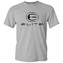 HUODE Elite Archery Logo Men's Grey T-Shirt S