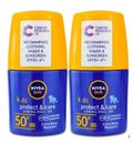 Nivea Sun Kids Protect & Moisture Roll On SPF50 (2 x 50 ml ciascuno), nuovo