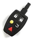 Automobile Locksmith Carcasa para llave remota de 5 botones para Volvo S40 V50 V70 C70 S60 Smart Remote Key Fob