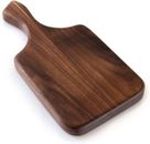 Brazos Home Dark Walnut Wood Cutting Board for Kitchen, Seasoned