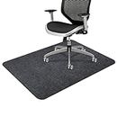 Sisliya Office Chair Mat for Hardwood Floor & Tile Floor,Under Desk Chair Mats for Rolling Chair,Computer Chair Mat for Gaming, Large Anti-Slip Floor Protector Rug