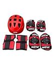 HOW (HOUSE OF WISHES) with Device Skating Set for Roller Skates Cycling Bike Skateboard Inline Skating Scooter Riding Sports | Color_Red- Age 10 to 13 Year