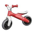 Chicco Balance Bike Eco+, Bici Bambini da 18 Mesi a 3 Anni, Fino a 25 kg, Bicicletta Senza Pedali per l'Equilibrio, Manubrio e Sellino Ergonomici, Ruote Antiforatura, 80% Plastica Riciclata, Rosso