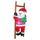 SilteD Father Christmas Santa Claus Party Supplies Decoration Venue Layout Shaking Head Polar Bear Christmas Inflatable Model (Size : Style11(183cm))