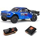 ARRMA RC Truck 1/10 SENTON 4X2 Boost MEGA 550 Brushed Short Course Truck RTR with Battery & Charger, Blue, ARA4103SV4T2