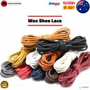 Premium Cotton Wax Shoelaces Thin Round Dress Waxed Laces 2.5mm For Dress Shoes