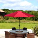 Outdoor Garden Parasol 2.7m Home Outdoor Patio Sun *Multiple Colours Available*
