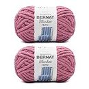Bernat Blanket Extra Burnt Rose Yarn - 2 Pack of 300g/10.5oz - Polyester - 7 Jumbo - 97 Yards - Knitting/Crochet