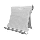 Portronics Modesk 200 Universal Mobile Phone Tabletop Stand for Desktop Table for All Device Size Upto 7 Inch (White)