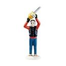 Department 56 Snow Villages National Lampoons Christmas Vacation Clark Trims The Tree Accessory Figurine, 4.53 Inch