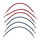 6PCS 25cm Pure Copper Wire Car Battery Inverter Cables, Oxidation Resistant Jumper Cables with Battery Pack for Electric Bike