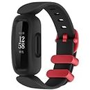 Meliya Bands Compatible with Fitbit Inspire 2 Bands for Women Men, All-Round Protective Replacement Bands Soft Silicone Sport Straps for Fitbit Inspire 2/Ace 3 Fitness Tracker