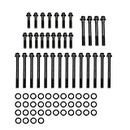 Cylinder Head Bolt Set Black Compatible with SB Chevy 350 383 400 SBC with washers
