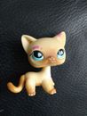 Littlest Pet Shop Katze Beige Pink #816 LPS Rare Short Hair Cat Authentic Hasbro