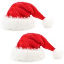 Plush Christmas hats Christmas ornaments suitable for adults and children