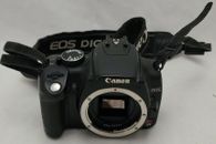 Canon DS126071 EOS Rebel XT Digital Camera 8MP Black- Body Only (For Parts)