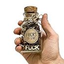 Jar of Fucks (5oz) Gift Jar "Fucks to Give" Great Gag Funny Mother's Day Prank or Graduation