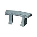 EMSCO Group Garden Bench – Natural Granite Appearance – Made of Resin – Lightweight – 12'' Height (2307-1)