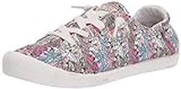 Skechers Beach Bingo - ARF Breaker Lace Up Shoes for Women - Air-Cooled Memory Foam Comfort Insole Flexible Traction Outsole Doodle Printed Synthetic Upper Fashion Shoes
