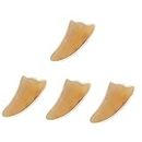 ADOCARN 4pcs Claw Scraping Board Foot Massage Board Neck Massagers Face Scraping Facial Massage Tools Beauty Tools Guasha Board Croissant Travel Cosmetic Scraping Tablets